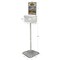 Azar Displays Large Lottery Box with Pocket, Lock and Keys on Pedestal. Color: White 206307 - alternate 1